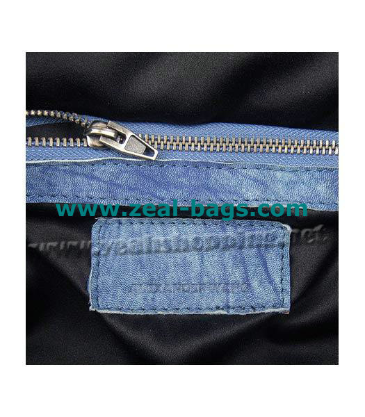 AAA Replica Alexander Wang Brenda Zip Chain Should Bag Blue Lambskin